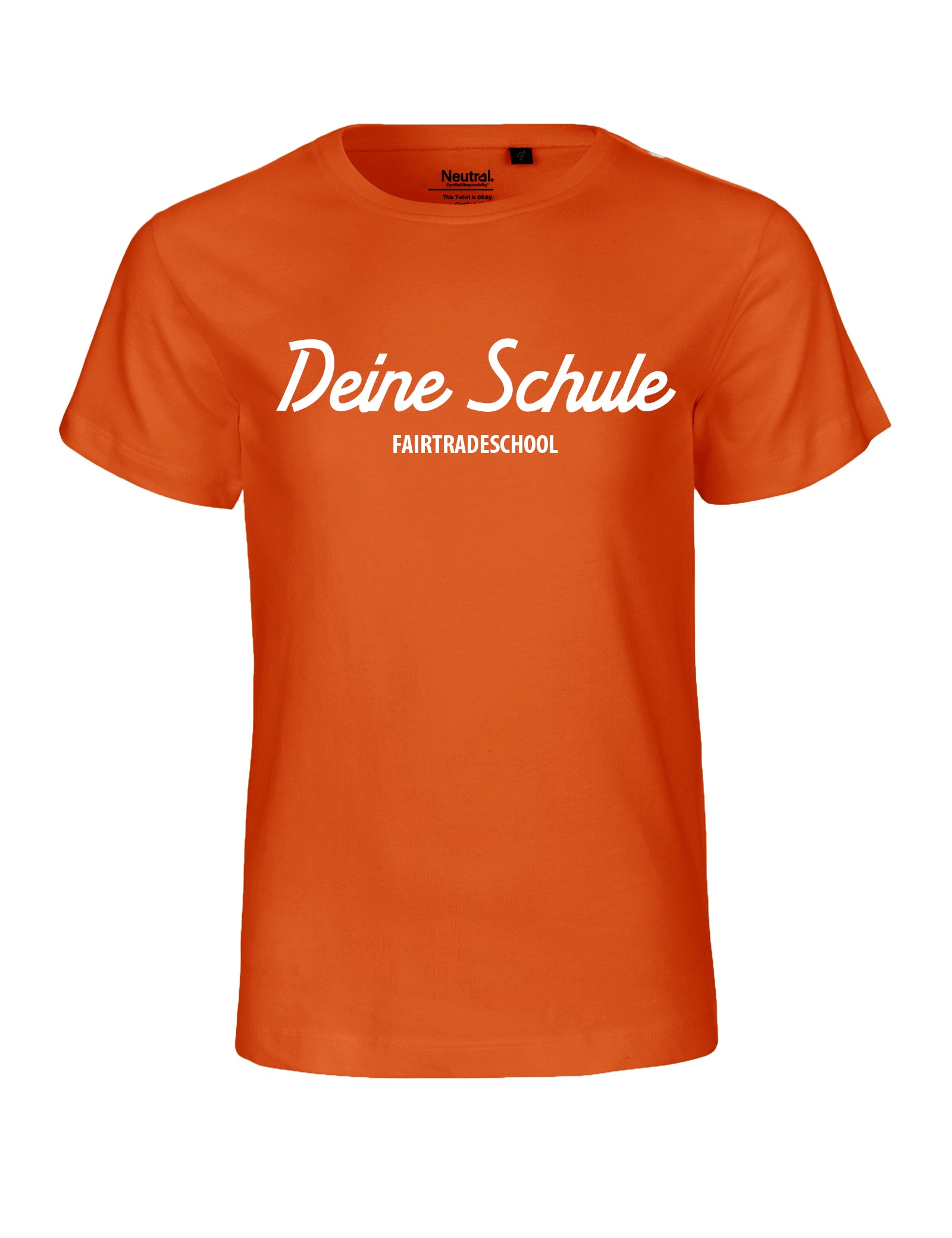 Kids' Short Sleeve T-Shirt - bedruckt mit Schullogo