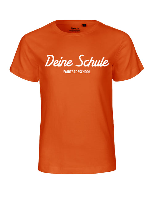 Kids' Short Sleeve T-Shirt - bedruckt mit Schullogo
