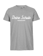 Men's Fit T-Shirt - bedruckt mit Schullogo